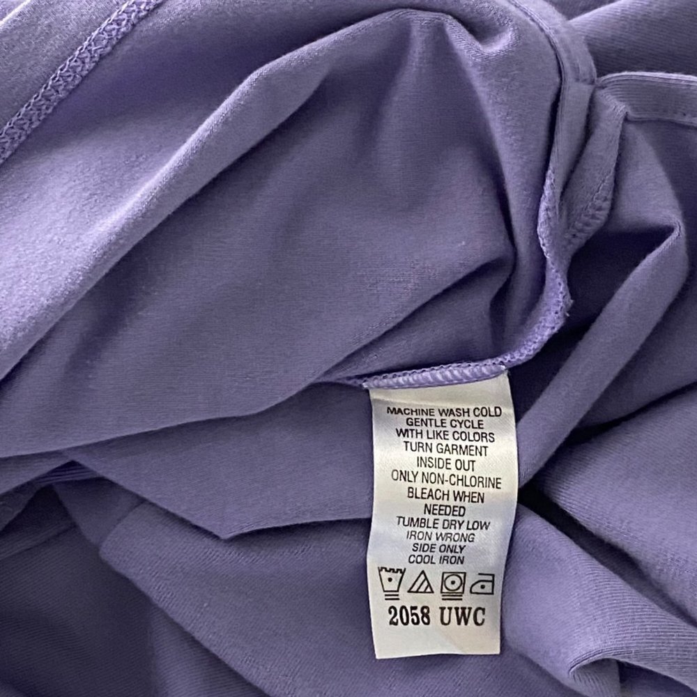Draper's & Damon's Purple Short Sleeve Shirt Women's Size Large NEW NWT - Picture 8 of 8